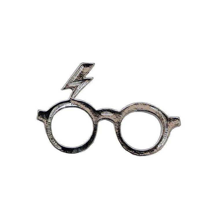 Placka Harry Potter - Glasses and Lightning bolt