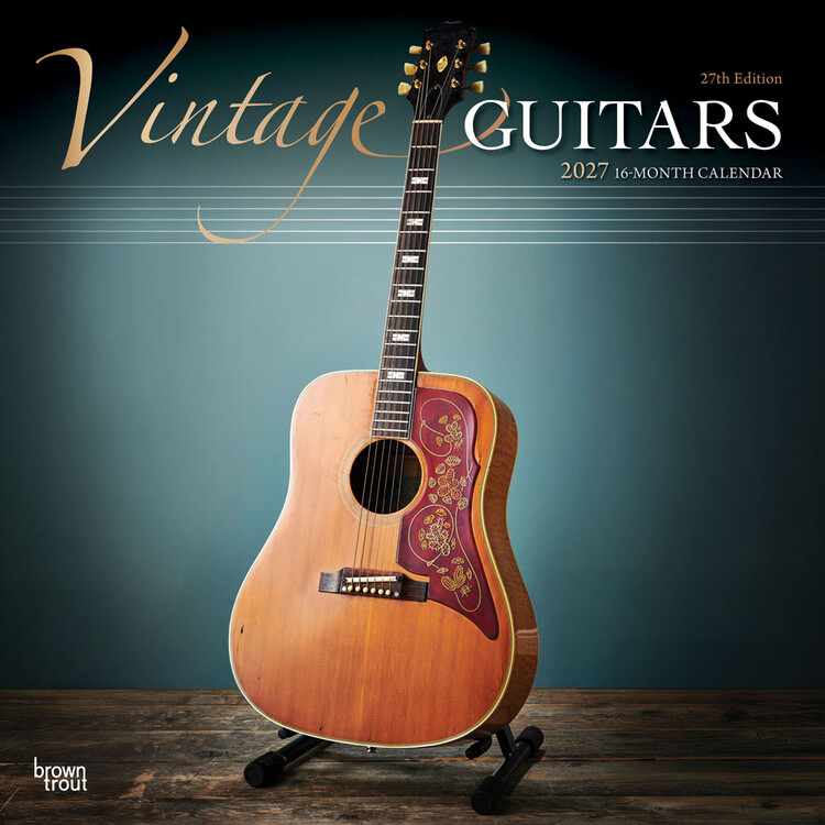 Calendar 2027 Vintage Guitars | 16-month