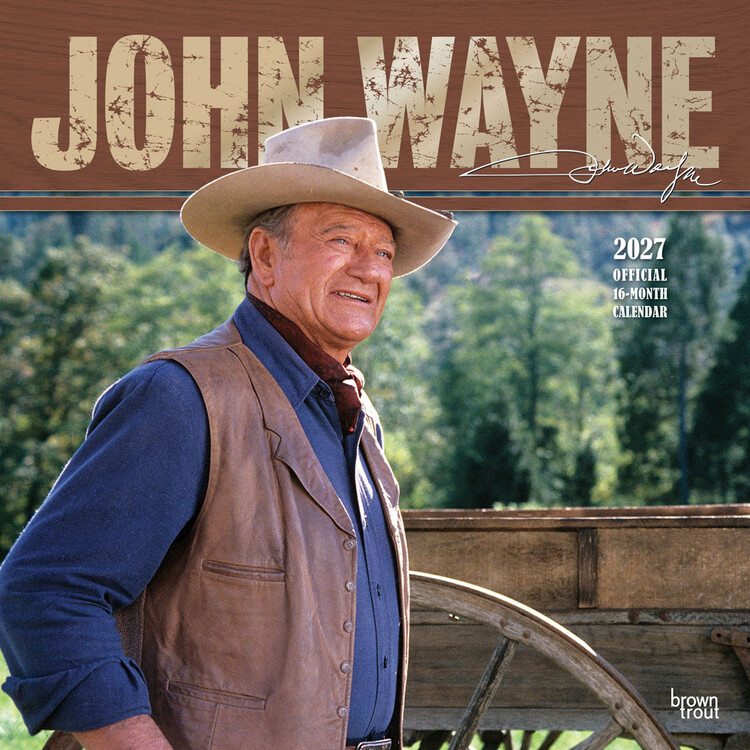 Kalendár 2027 John Wayne | 16-mesačný