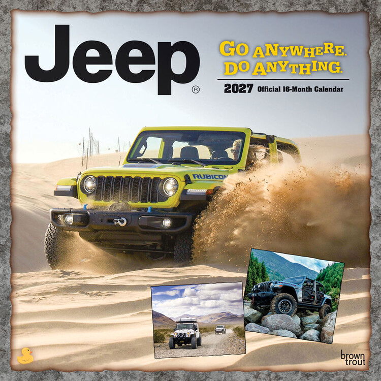 Kalendár 2027 Jeep | 16-mesačný