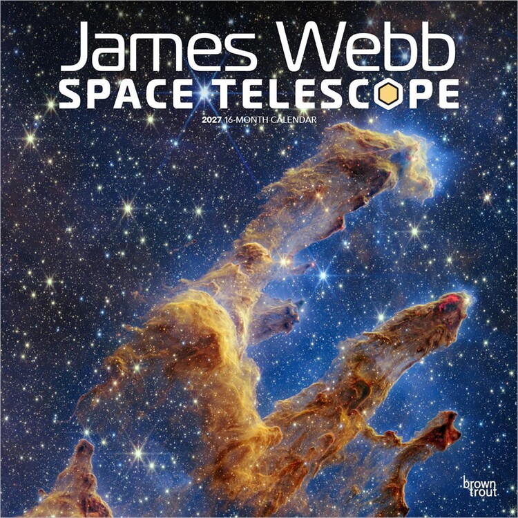 Kalendár 2027 Teleskop Jamesa Webba | 16-mesačný