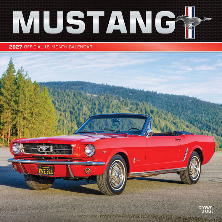Calendario 2027 Ford Mustang | 16 mesi