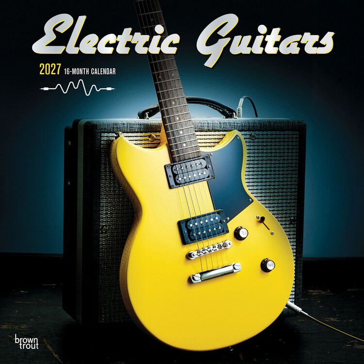 Kalender 2027 Elgitarrer | 16-månaders