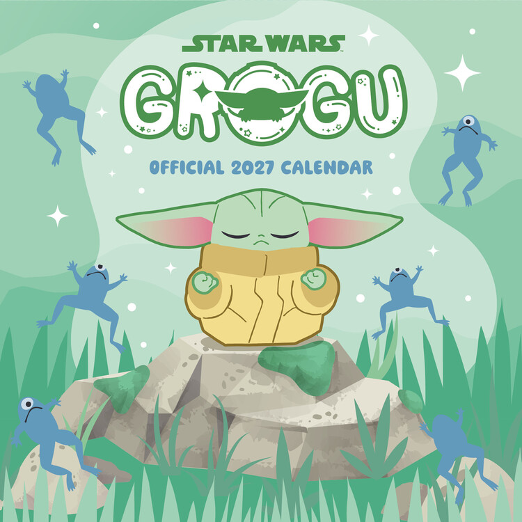 Kalendář 2027 Star Wars: The Mandalorian Grogu