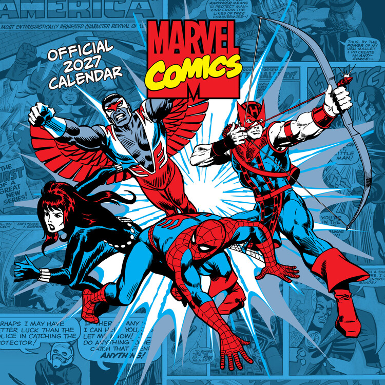 Calendar 2027 Marvel Comics