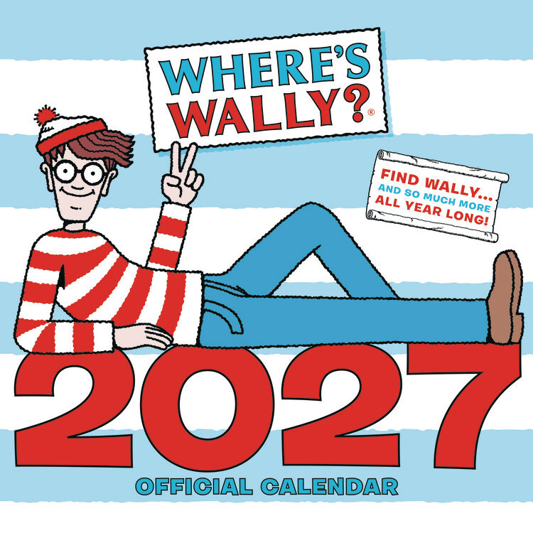 Kalendár 2027 Wheres Wally