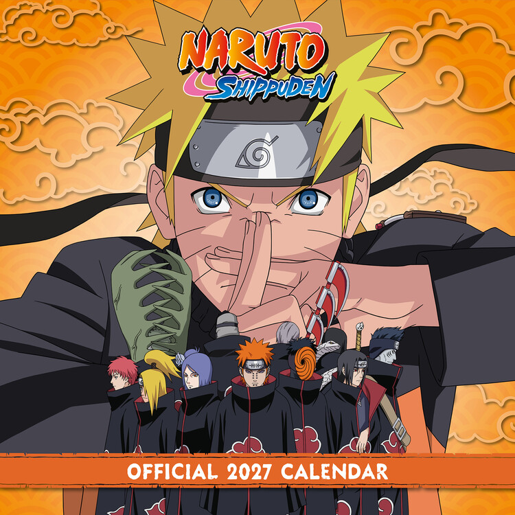 Calendario 2027 Naruto Shippuden