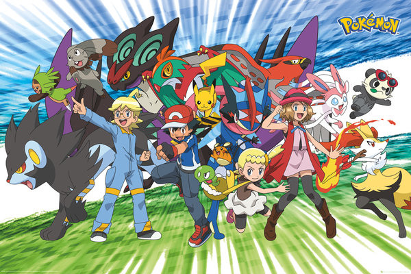 Poster Pokemon - Traveling Party