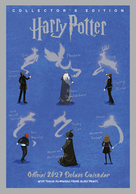 Kalendár 2027 Harry Potter - Deluxe