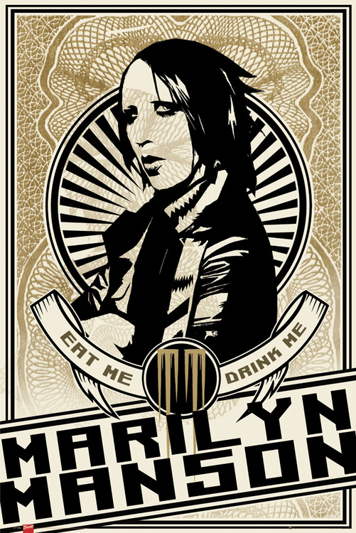 Plakát Marylin Manson - eat me
