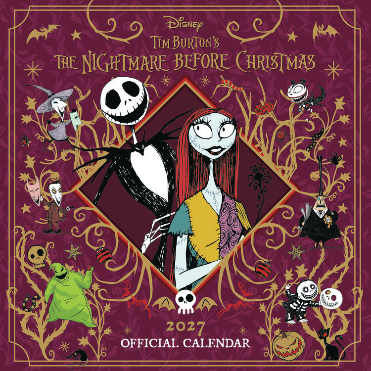 Calendario 2027 The Nightmare Before Christmas