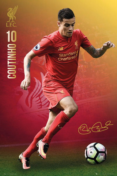 Plakát Liverpool - Coutinho 16/17