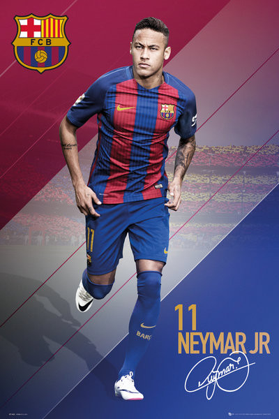 Poster Barcelona - Neymar 16/17