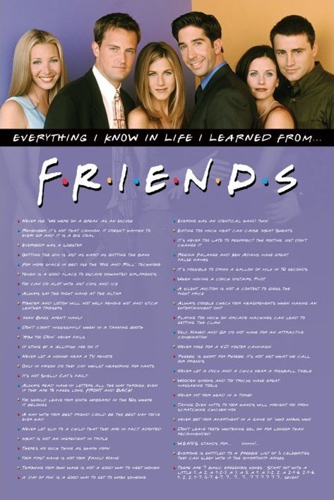 Poster FRIENDS - everything i know