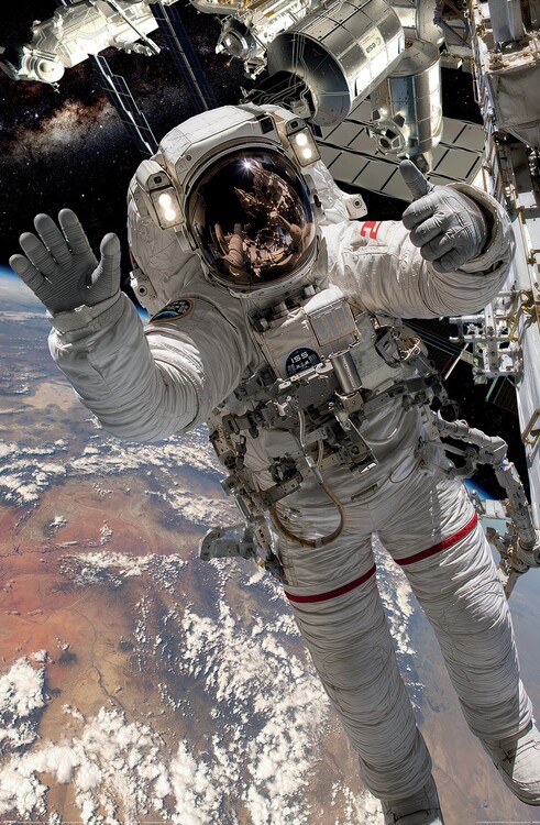 Plakát David Penfound - Astronaut ISS