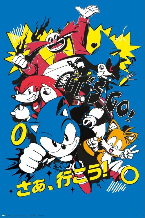 Plakát Sonic - Manga