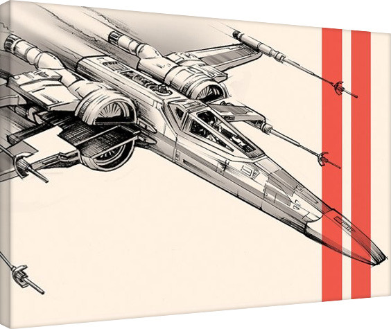 Tableau sur toile TIE Fighter Icon