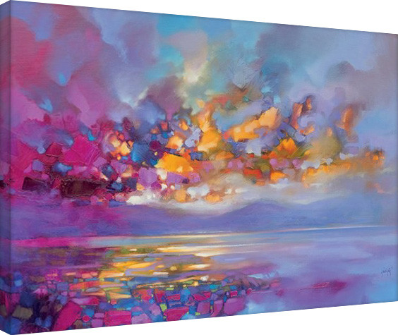 Schilderij op canvas Scott Naismith - Magenta Refraction