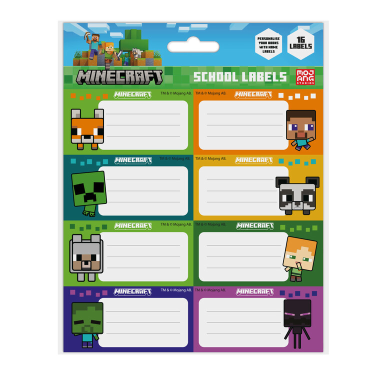 Materiały biurowe Minecraft - Chibi