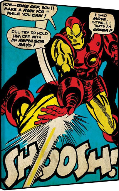 Schilderij op canvas Iron Man - Shoosh