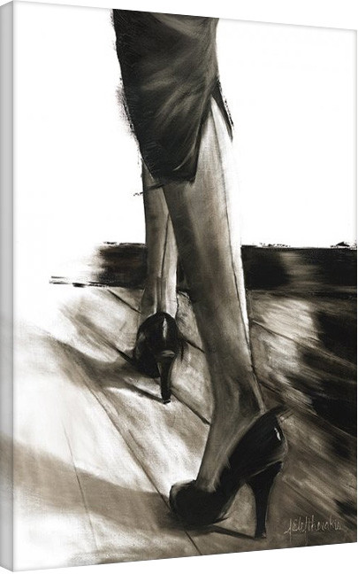 Levně Obraz na plátně Janel Eleftherakis - Little Black Dress IV, 2 - 60×80 cm