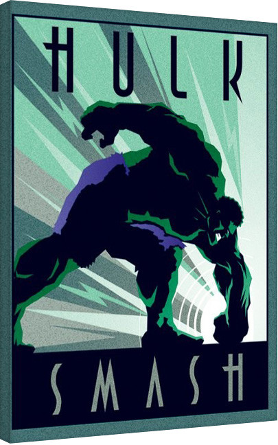 Bild auf Leinwand Marvel Deco - Hulk