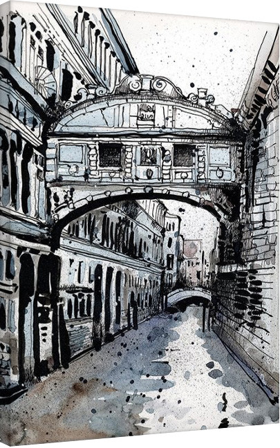 Schilderij op canvas Jack the Flipper - Venice IV