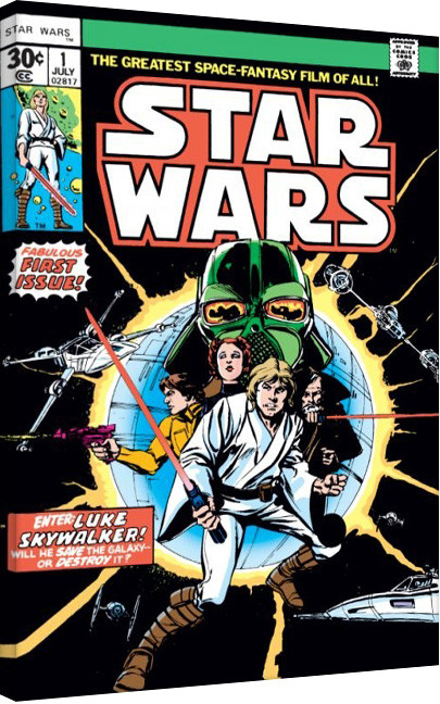 Bilde på lerret Star Wars - Enter Luke Skywalker