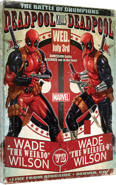 Bild auf Leinwand Deadpool - Wade vs Wade