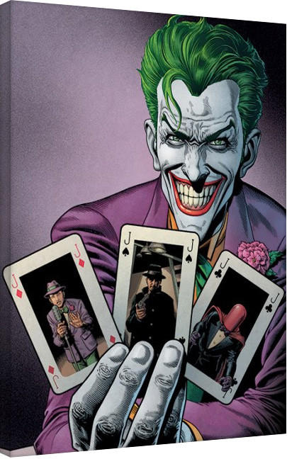 Obraz na plátně Batman - Joker Cards