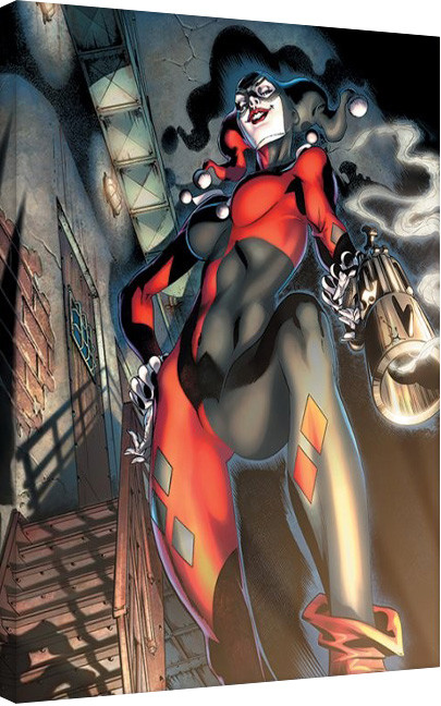 Obraz na płótnie Harley Quinn - Gun Smoke