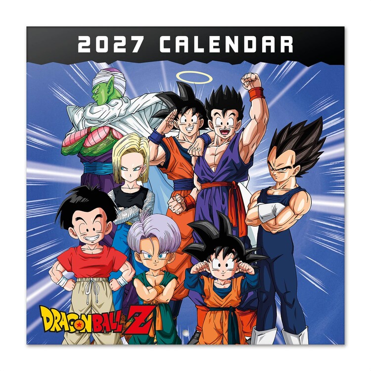 Kalendář 2027 Dragon Ball - Square