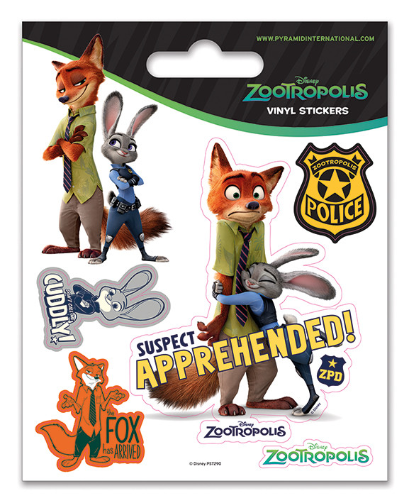 Stickers Zootropolis - Suspect Apprehended