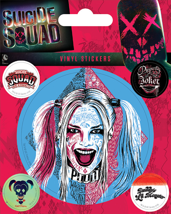 Samolepky Sebevražedný oddíl - Harley Quinn