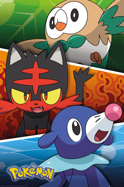 Poster Pokemon - Alola Partners