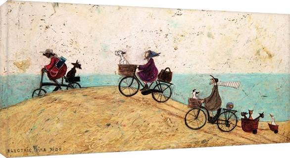Obraz na płótnie Sam Toft - Electric Bike Ride