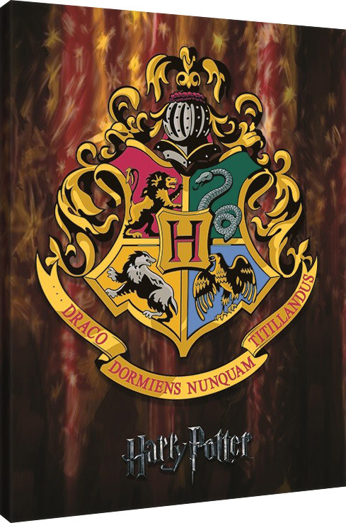Schilderij op canvas Harry Potter - Hogwarts Crest