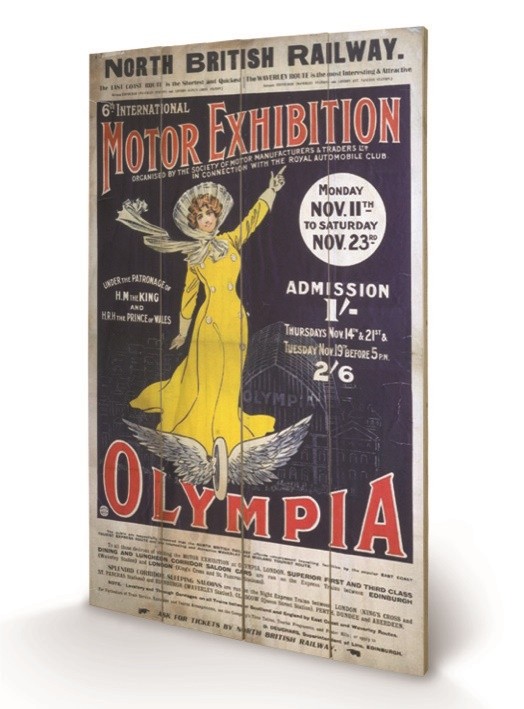 Bild auf Holz London Olympia