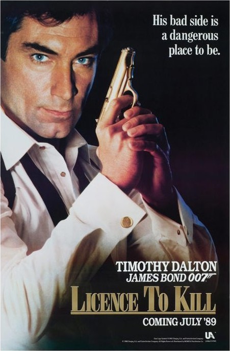 Poster JAMES BOND 007 - licence to kill