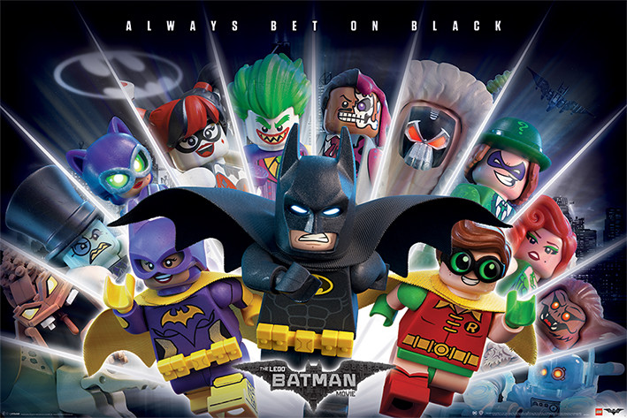 Poster Lego Batman - Always Bet On Black