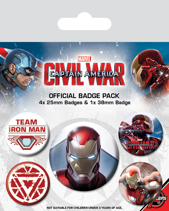 Spilla Captain America: Civil War - Iron Man