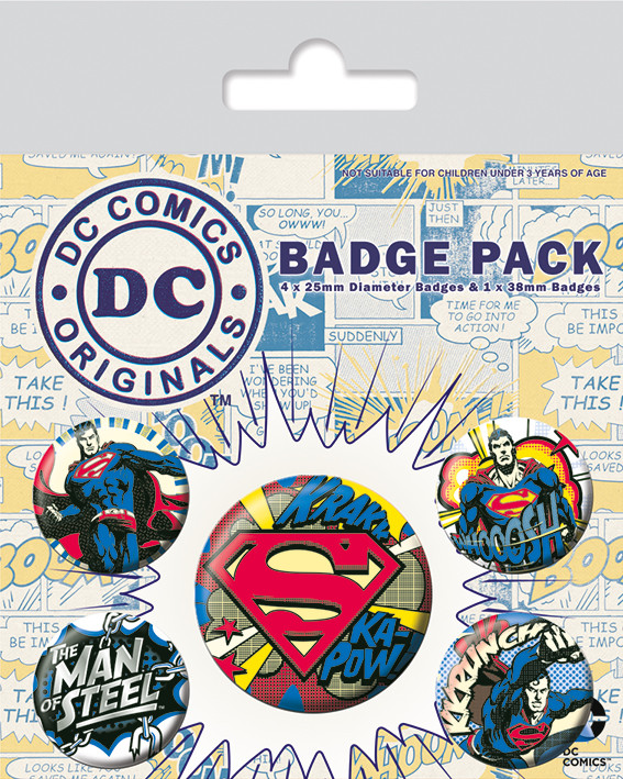 Ansteckerset DC Originals - Batman Comic