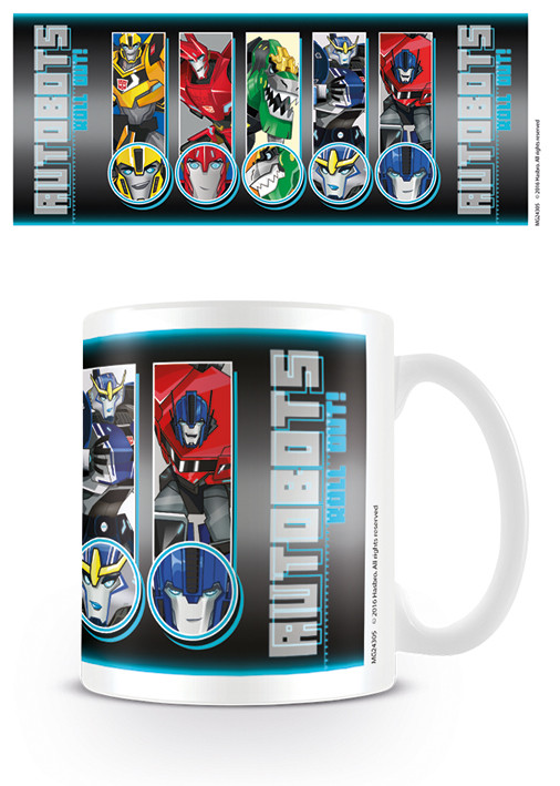 Tazza Transformers Robots In Disguise - Roll Call Roll Out