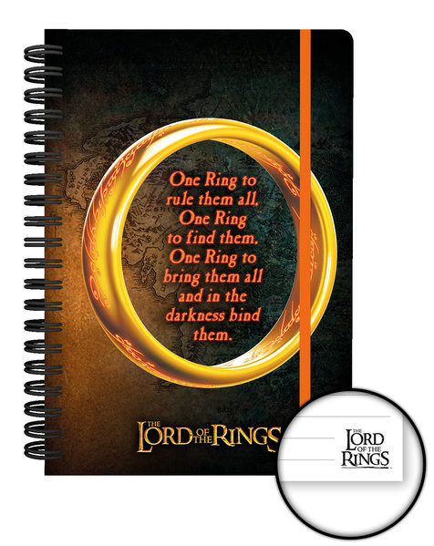 Zápisník Pán prsteňov - One Ring