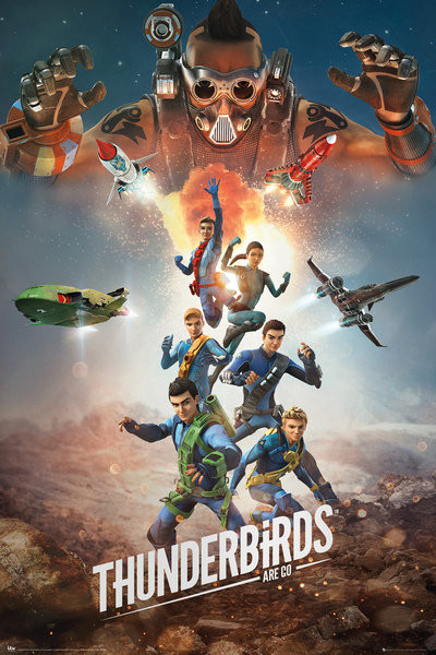 Plakát Thunderbirds Are Go - Collage