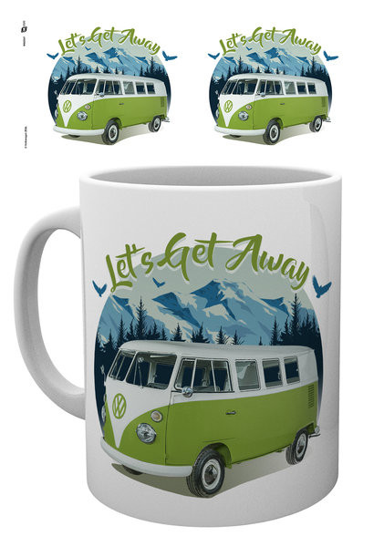 Koffie mok VW Camper - Lets Get Away