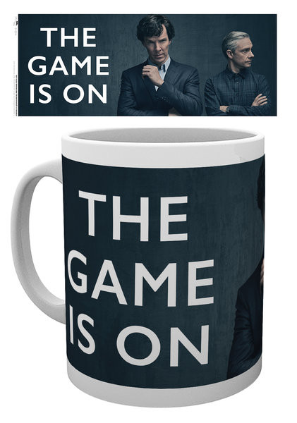 Koffie mok Sherlock - The Game Is On