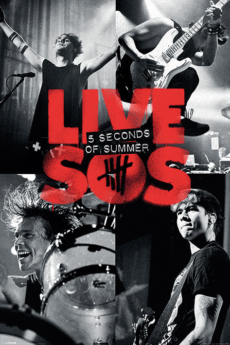 Poster 5 Seconds of Summer - Live
