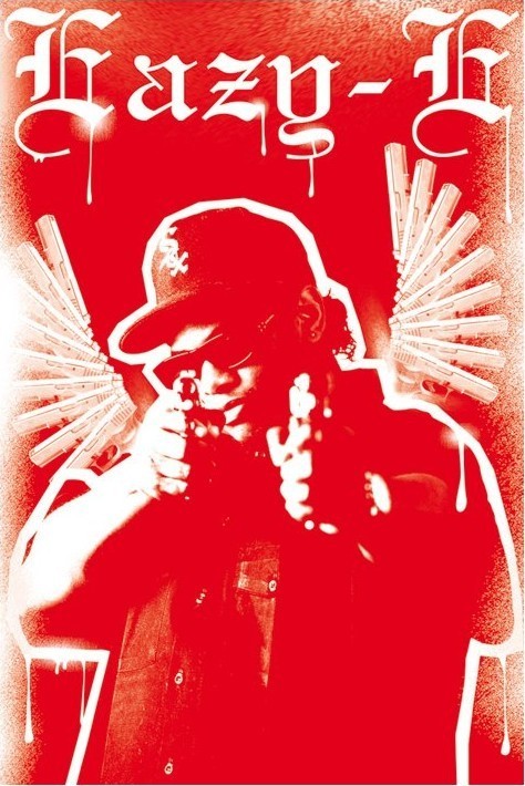 Plakát Eazy E - gun wings