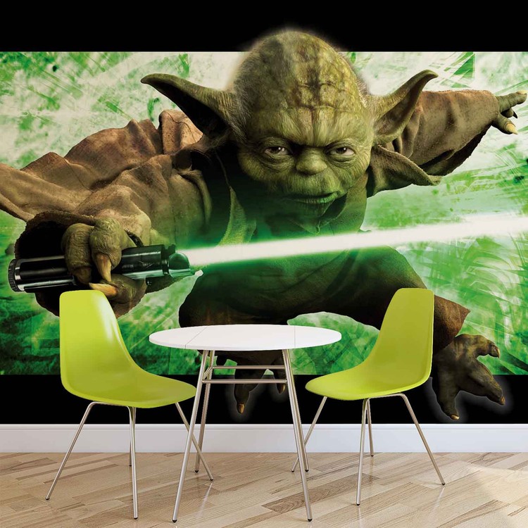 Behang Star Wars Master Yoda